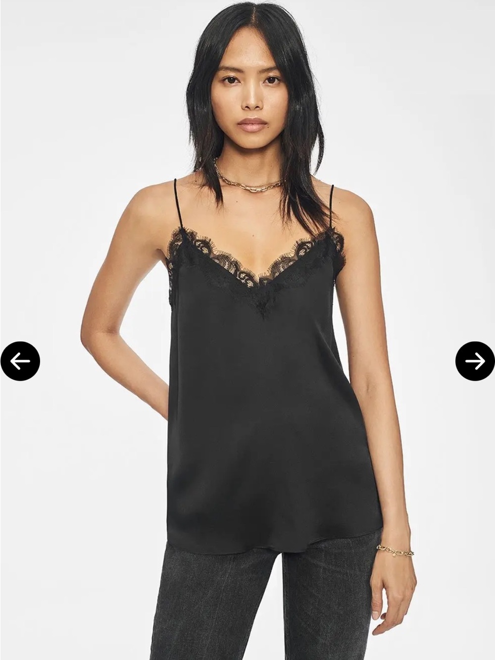 NWT Anine Bing Belle Silk Camisole: SZ XS
